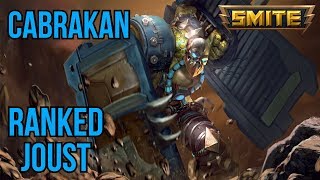 Cabrakan  SMITE  New Skin Mixer  The Crusher Cabrakan  RANKED JOUST [upl. by Llertak]