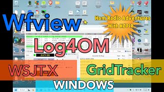 Super DX Combo  Wfview Log4OM WSJTX GridTracker [upl. by Eveineg]