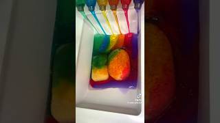 Ajax dishsoap overload and Ajax powder and pinalen sudsy paste 🌈🧽✨ asmrspongesqueezing [upl. by Zaria]