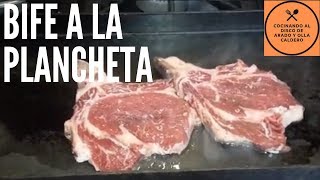 Receta de bife a la plancheta [upl. by Fleisig]