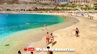 Gran Canaria LIVE 🔴 Amadores to Puerto Rico Beach Harbor Shopping Center [upl. by Enelrad]