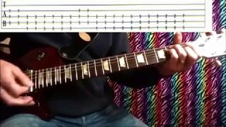 How to Play  quotBLACK HONEYquot w tabs THRICE guitar lesson [upl. by Toh]