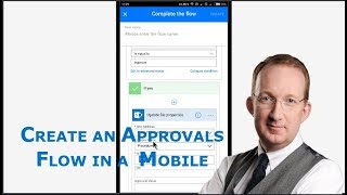 Create a SharePoint Approvals Flow in a Mobile [upl. by Yatnoed]