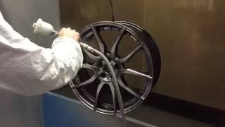 Base Coat  Alloy Wheel Refurbishment by Wheels UK [upl. by Aeel]