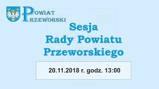 Sesja Rady Powiatu Przeworskiego [upl. by Zap819]