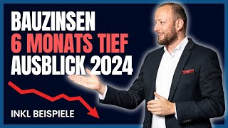 Bauzinsen Entwicklung Dezember 2023 inkl Beispiele amp Prognose 2024 baufinanzierung [upl. by Morita]