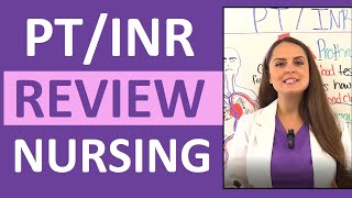 PTINR Normal Range Nursing Lab Values for NCLEX [upl. by Drawd]