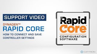 How to Connect amp Save Controller Settings Using Rapid Core [upl. by Orland]