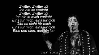 Zwitter  RAMMSTEIN Isolated Vocals  Lyrics [upl. by Noied]