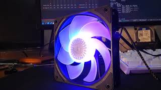 Coolermaster Sickleflow 120 Reverse Edition  Fan Noise [upl. by Adnawed]