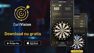 DartVision  Darts Scoreboard App  iOS amp Android [upl. by Ammann]