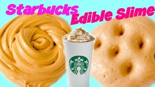 Starbucks Edible Coffee Slime DIY Fast Fun Fix Friday Making Coffee Edible Slime DIY [upl. by Chobot]