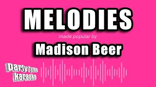 Madison Beer  Melodies Karaoke Version [upl. by Brittan]