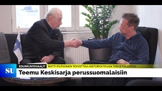 Historioitsija Teemu Keskisarja PSehdokkaaksi – tervetuloa [upl. by Ahsekin]