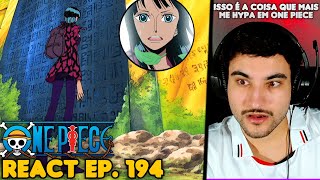 GOL D ROGER MANDOU UMA MENSAGEM React One Piece EP 194 [upl. by Crescin]