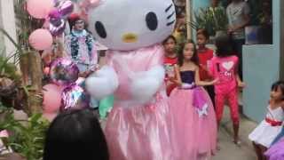 casey nicoles 7th birthday with hello kitty [upl. by Dynah713]