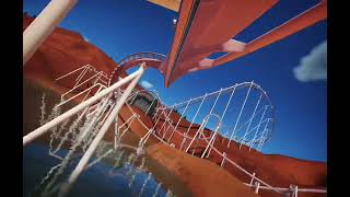 SandRunner  BampM Invert Roller Coaster  Planet Coaster [upl. by Luapnoj]