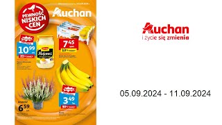 Gazetka Auchan PL  05092024  11092024  Pewność Niskich Cen [upl. by End]