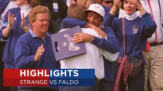 Nick Faldo vs Curtis Strange  Extended Highlights  1995 Ryder Cup [upl. by Sandell]