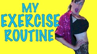 MY EXERCISE ROUTINE  Colleens Corner [upl. by Mighell]