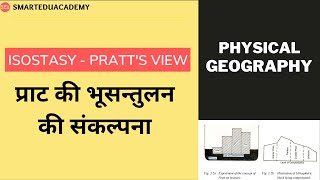 L18  Pratt view on ISOSTASY  Physical Geography  Geography Optional [upl. by Baalman368]