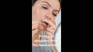 PCOS and Hirsutism What You Need to Know shorts [upl. by Hallutama]