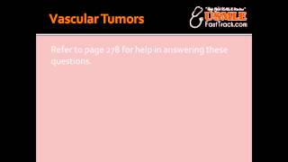 Vascular Tumors  9 Tumors [upl. by Achorn]