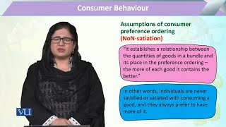 Assumptions of Consumer Preference Ordering NoNSatiation  Microeconomic Analysis ECO614Topic037 [upl. by Normalie]