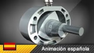 ¿Cómo funciona un motor rotativo Wankel Animación [upl. by Annekam]