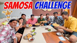 Samosa eating challenge  Winner ko mile pese [upl. by Evelc]