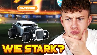 Wie STARK ist der BACKFIRE in SEASON 6 🤔😱  Rocket League deutsch [upl. by Figone898]