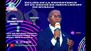 DIMANCHE SPECIA LE 01092024  PASTOR OLIVIER DUSABE [upl. by Adolph]