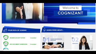 Cognizant prejoining formalities  Full joining process [upl. by Ytsim]