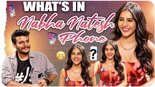 Whats In Nabha Natesh Phone  Nabha Natesh Latest Interview By Anchor Dhanush  ThaGGeDhe Le [upl. by Imaj637]