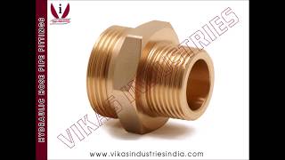 Hydraulic Hose Pipe End Fittings Manufacturers Exporters India wwwvikasindustriesindiacom [upl. by Wilma]