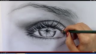 How to Draw a Realistic Eye [upl. by Brina194]