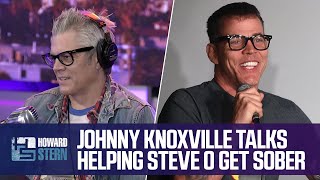 Johnny Knoxville Is Proud of SteveO’s Sobriety [upl. by Seuqramed]