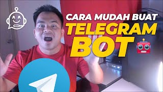 Cara Mudah Buat Bot Telegram dan Dapatkan ID Group [upl. by Gower]