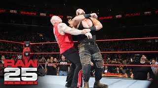 Braun Strowman Brock Lesnar and Kane collide before the Royal Rumble event Raw 25 Jan 22 2018 [upl. by Patsis218]