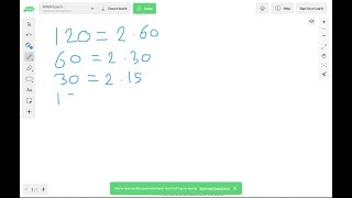 Find the prime factorization of the number 120 [upl. by Grati]