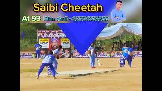 Saibi Cheetah batting in Quarter Final of S amp R Itefaq VCC against 93 in 93 Mian Aadi Mix Channel [upl. by Lindi]