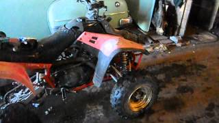 1989 Yamaha Warrior 350 Four wheeler [upl. by Nalced]