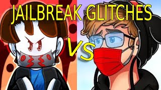 JAILBREAK GLITCHES KREEKCRAFT VS MYUSERNAMETHIS  To Glitch or not  Roblox Jailbreak [upl. by Loris]