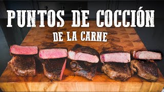 ¿Cuáles son los puntos de Cocción de la Carne  Slucook [upl. by Sergu]