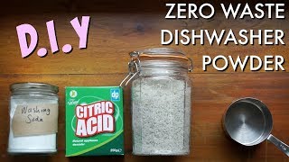 DIY ZERO WASTE DISHWASHER POWDER  Kate Arnell [upl. by Judenberg127]