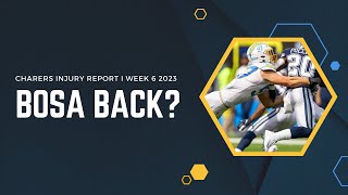 Joey Bosa Set To Return I Chargers Injury Roundup Week 6 [upl. by Sherborne]