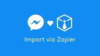 Import via Zapier with Chatfuel [upl. by Etnud261]