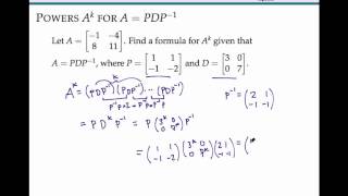 Linear Algebra Example Problems  Diagonalizing a Matrix [upl. by Narine184]