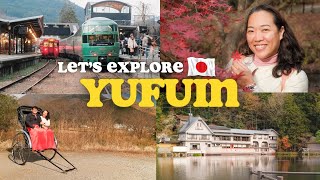 Fukuoka Day Trip YUFUIN Yufuin No Mori  Rickshaw  Ghibli Village  Kinrin Lake JAPAN TRAVEL VLOG [upl. by Dnomal]