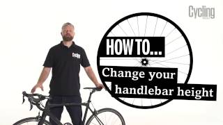 How to change your handlebar height [upl. by Eirena]